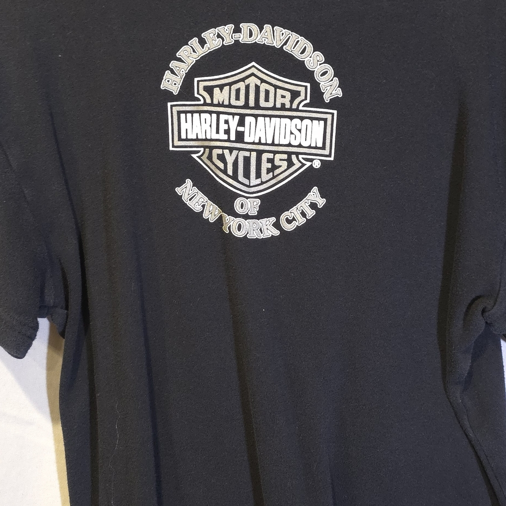 Harley-Davidson Black Tee with White Logo
